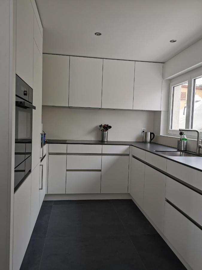 Ferienwohnung Pontresina - Chesa Andrea - Gartensitzplatz Exteriör bild